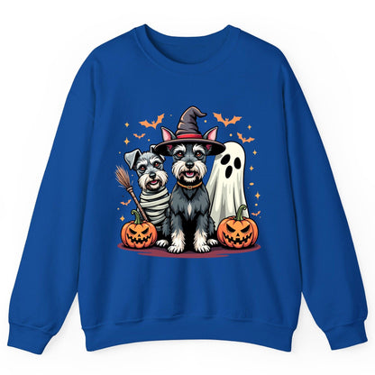 Halloween Schnauzer Dogs schnauzer dogs Sweatshirt Royal product mockup