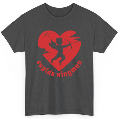 Cupids Wingman cupid T-Shirt Dark Heather product mockup