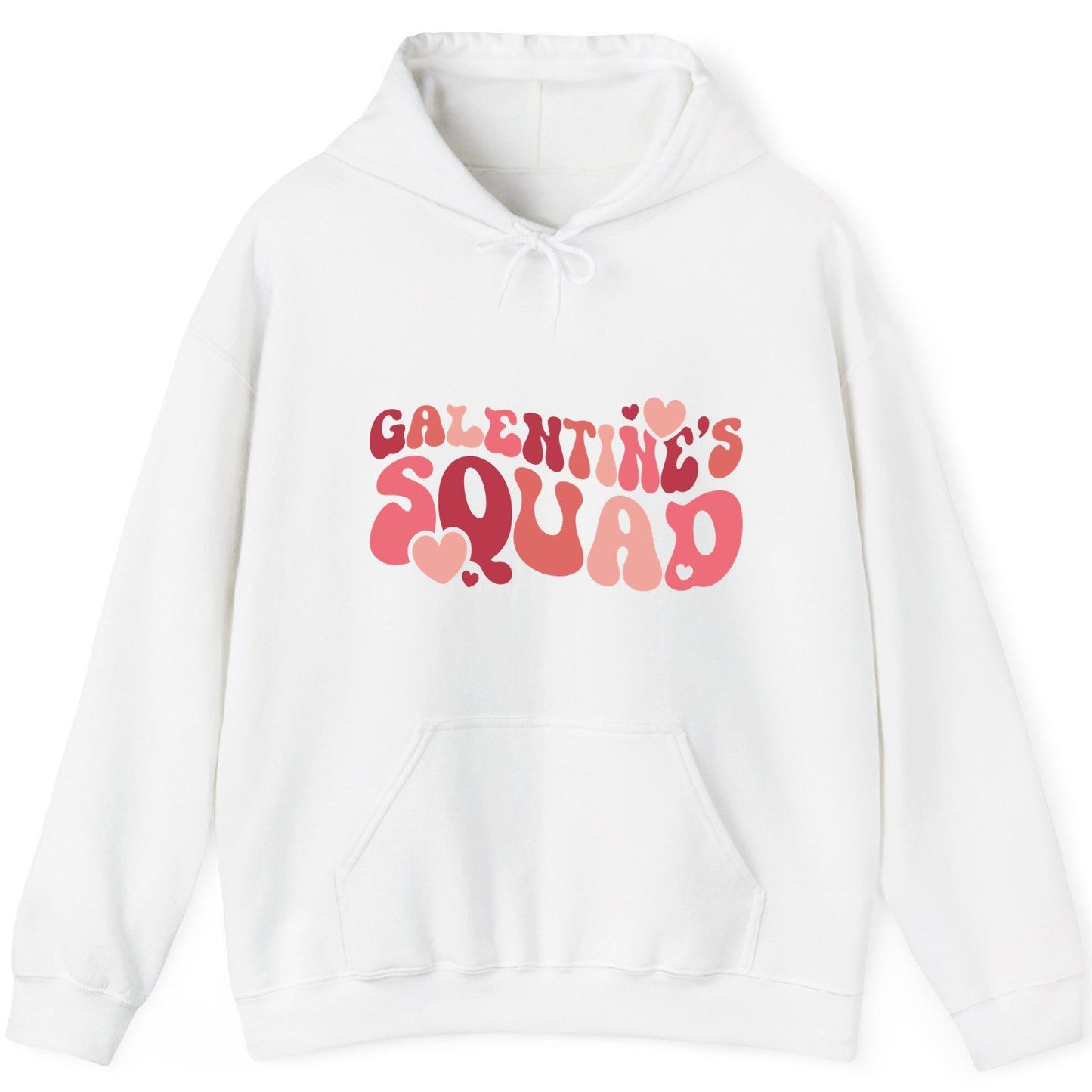 Galentine's Squad galentine's day Hoodie White product mockup