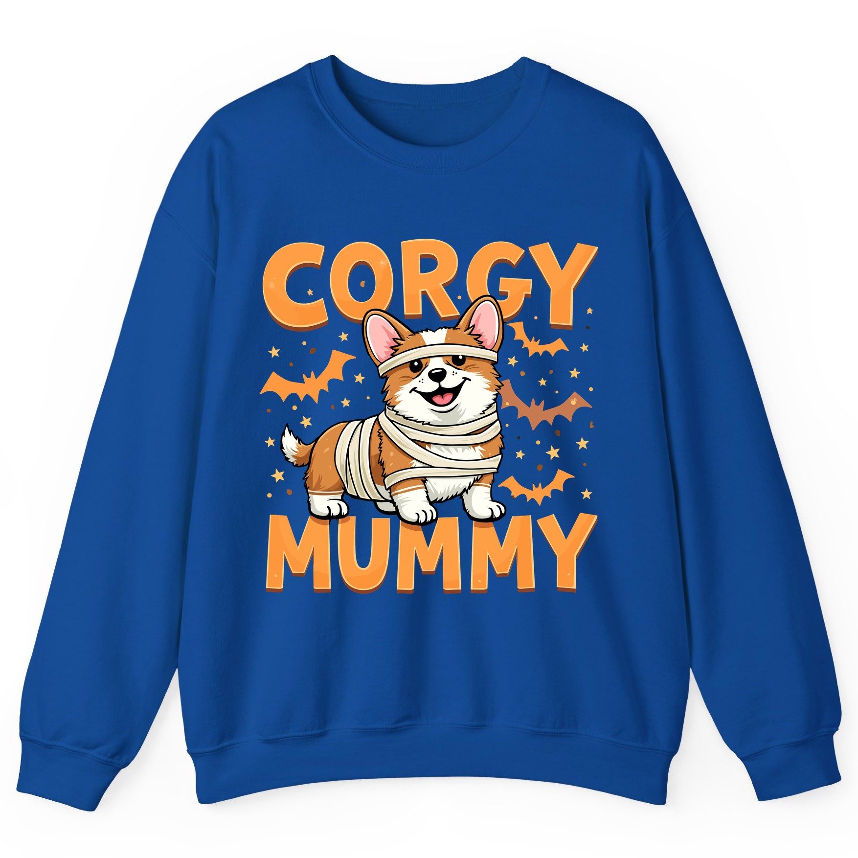 Corgy Mummy corgi Sweatshirt Royal product mockup