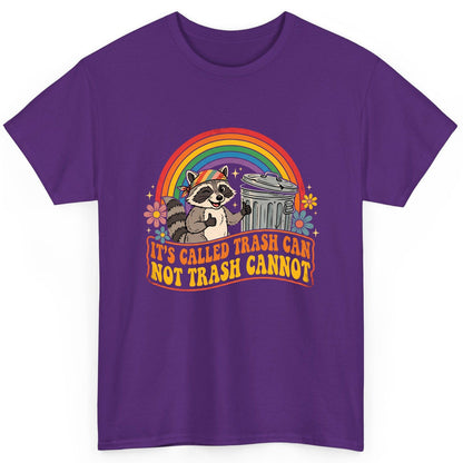 It's Called Trash Can Not Trash Cannot raccoon T-Shirt Purple product mockup