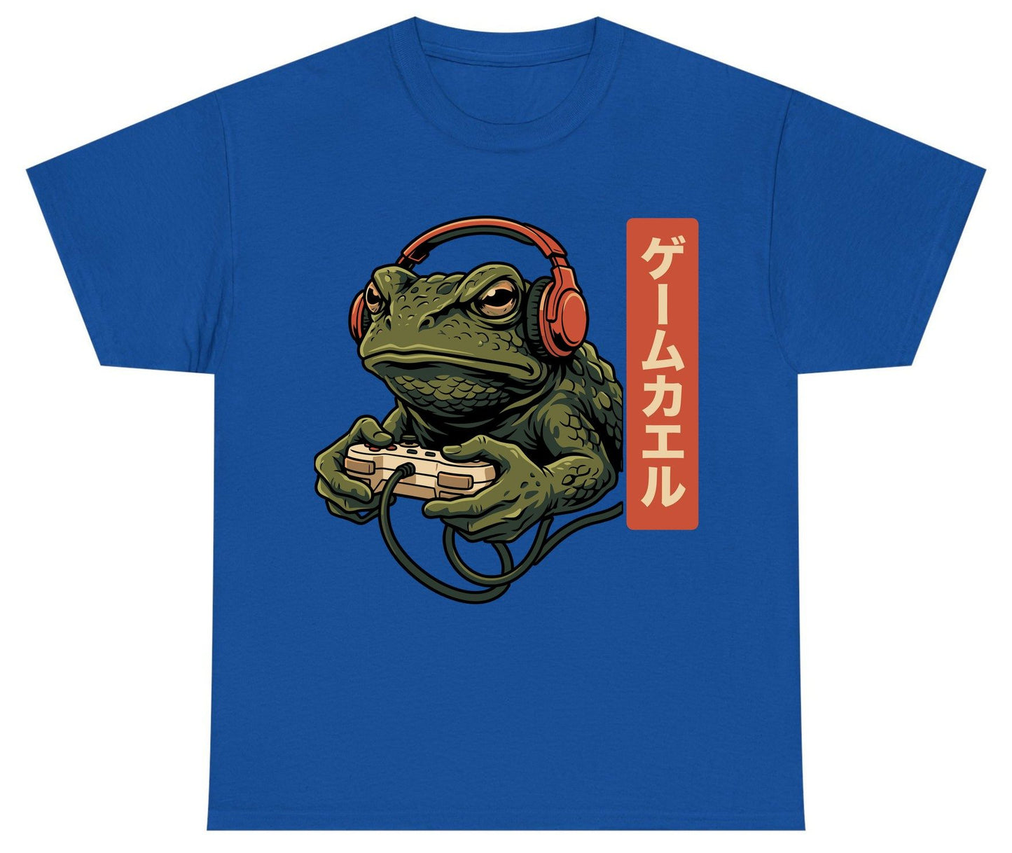 ゲームカエル gaming toad Youth T-Shirt Royal product mockup