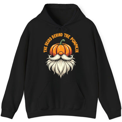 The Beard Behind the Pumpkin Halloween gnome Hoodie Black product mockup
