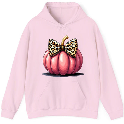 Pink Leopard Pumpkin pink pumpkin Hoodie Light Pink product mockup