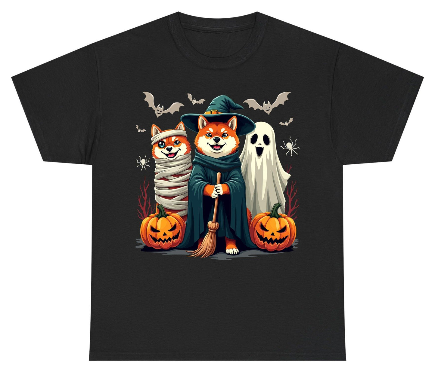 Shiba Inu Halloween Costumes shiba inu Youth T-Shirt Black product mockup