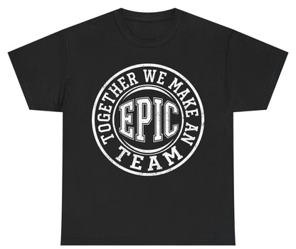 Together We Make an Epic Team teamwork Youth T-Shirt Black product mockup