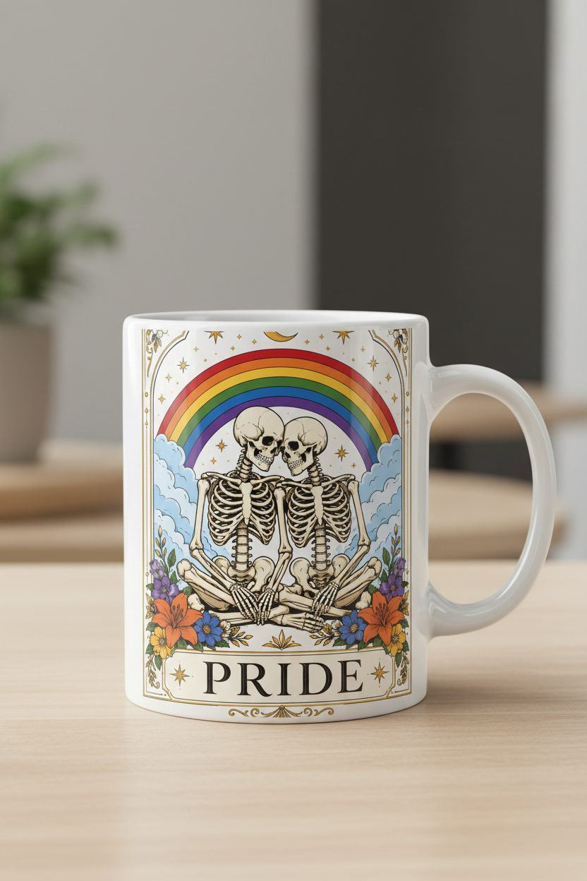 Pride Lgbtq White Mug - product mockup - White