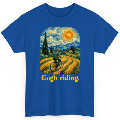 Gogh Riding van gogh parody T-Shirt Royal product mockup