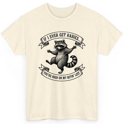 Subtle Raccoon Sketch raccoon T-Shirt Natural product mockup