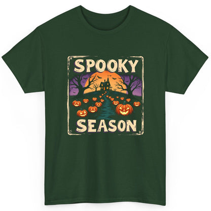 Spooky Season Halloween T-Shirt Forest Green product mockup