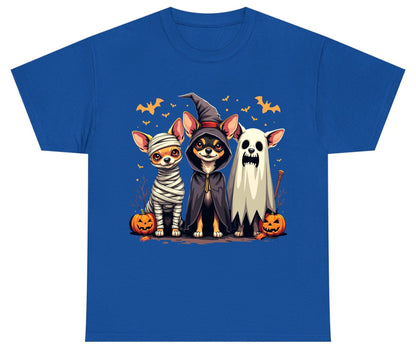 Chihuahua Halloween Costumes chihuahua dogs in Halloween costumes Youth T-Shirt Royal product mockup