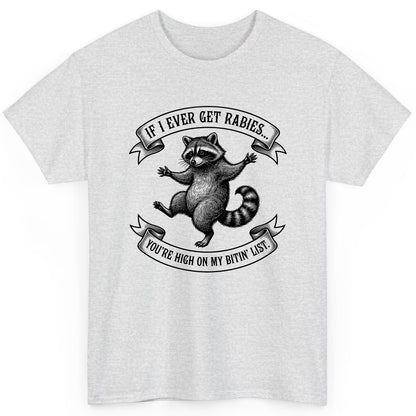 Subtle Raccoon Sketch raccoon T-Shirt Ash product mockup