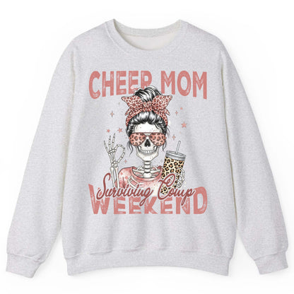 Cheer Mom Surviving Comp Weekend cheer mom Sweatshirt Ash product mockup