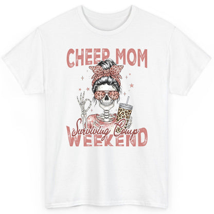 Cheer Mom Surviving Comp Weekend cheer mom T-Shirt White product mockup