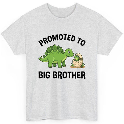Promoted to Big Brother Dinosaur T-Shirt - product mockup - Ash