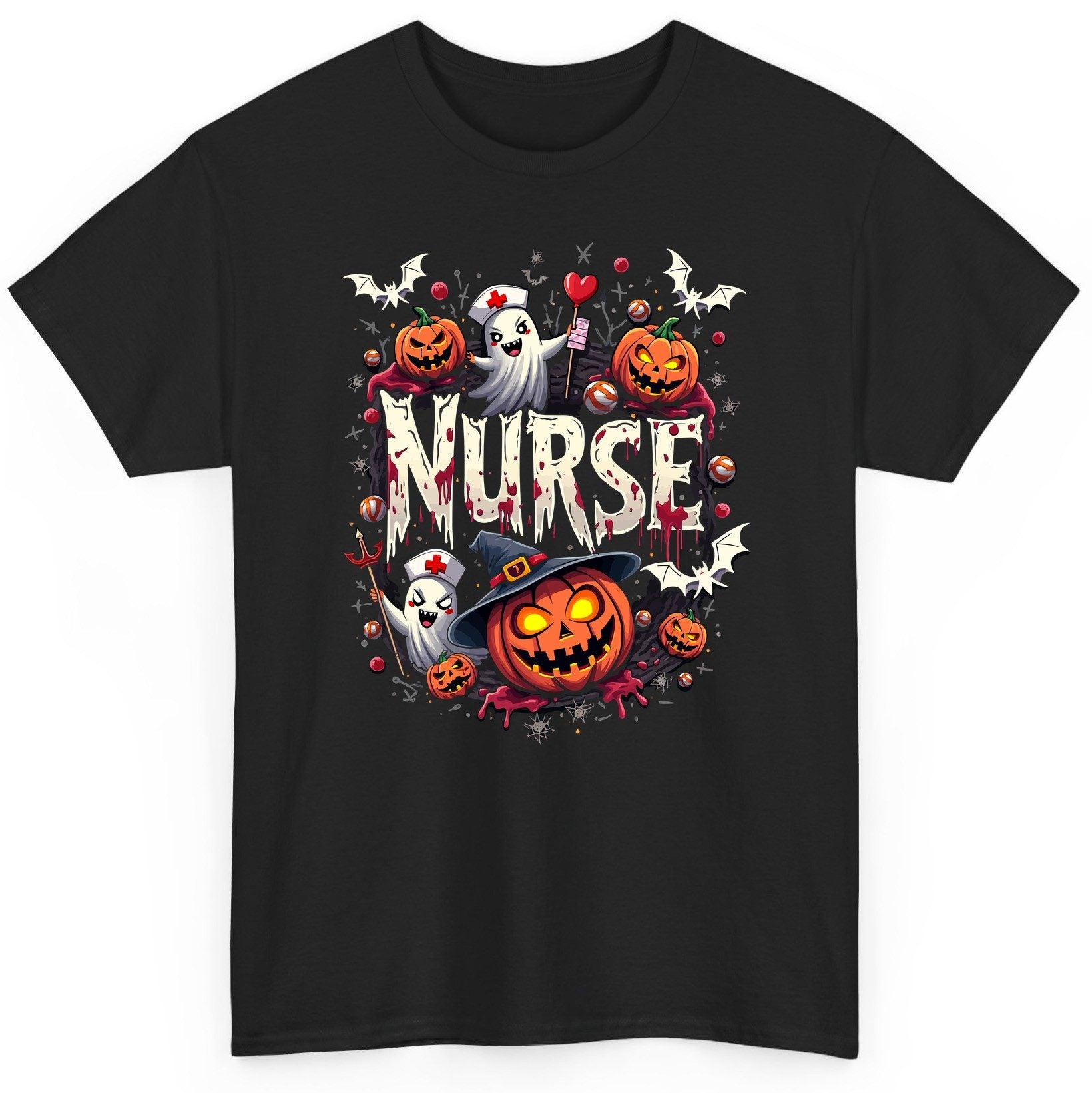 Nurse Halloween nurse T-Shirt Black product mockup