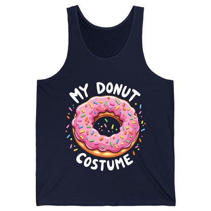 My Donut Costume donut Tank Top Navy product mockup