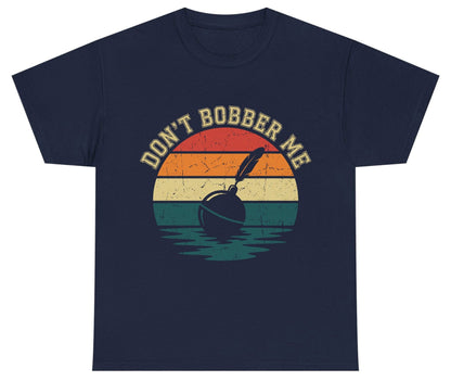 Don't Bobber Me fishing Youth T-Shirt Navy product mockup