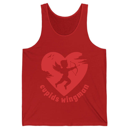 Cupids Wingman cupid Tank Top Red product mockup