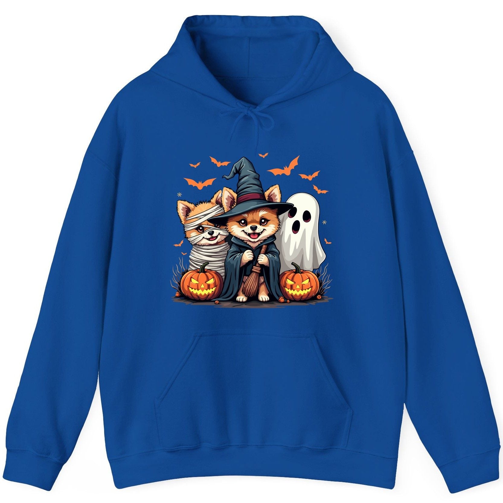 Cute Halloween Corgi Dogs Halloween corgis Hoodie Royal product mockup