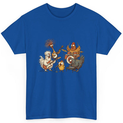 Chicken Rock Band chicken rock band T-Shirt Royal product mockup