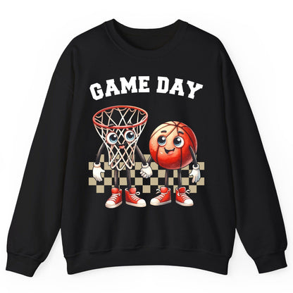 Game Day basketball Sweatshirt Black product mockup