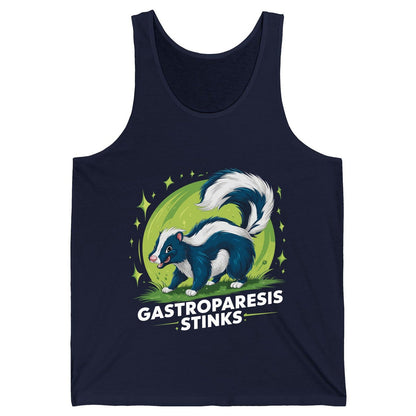 Gastroparesis Stinks gastroparesis awareness Tank Top Navy product mockup
