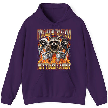 It's Called Trash Can Not Trash Cannot raccoon Hoodie Purple product mockup