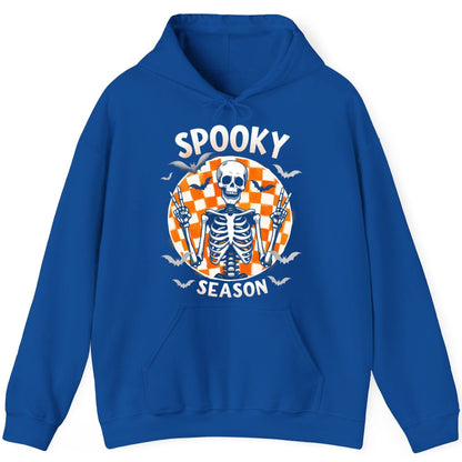 Spooky Season Halloween skeleton Hoodie Royal product mockup