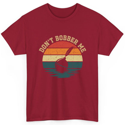 Don't Bobber Me fishing T-Shirt Cardinal Red product mockup