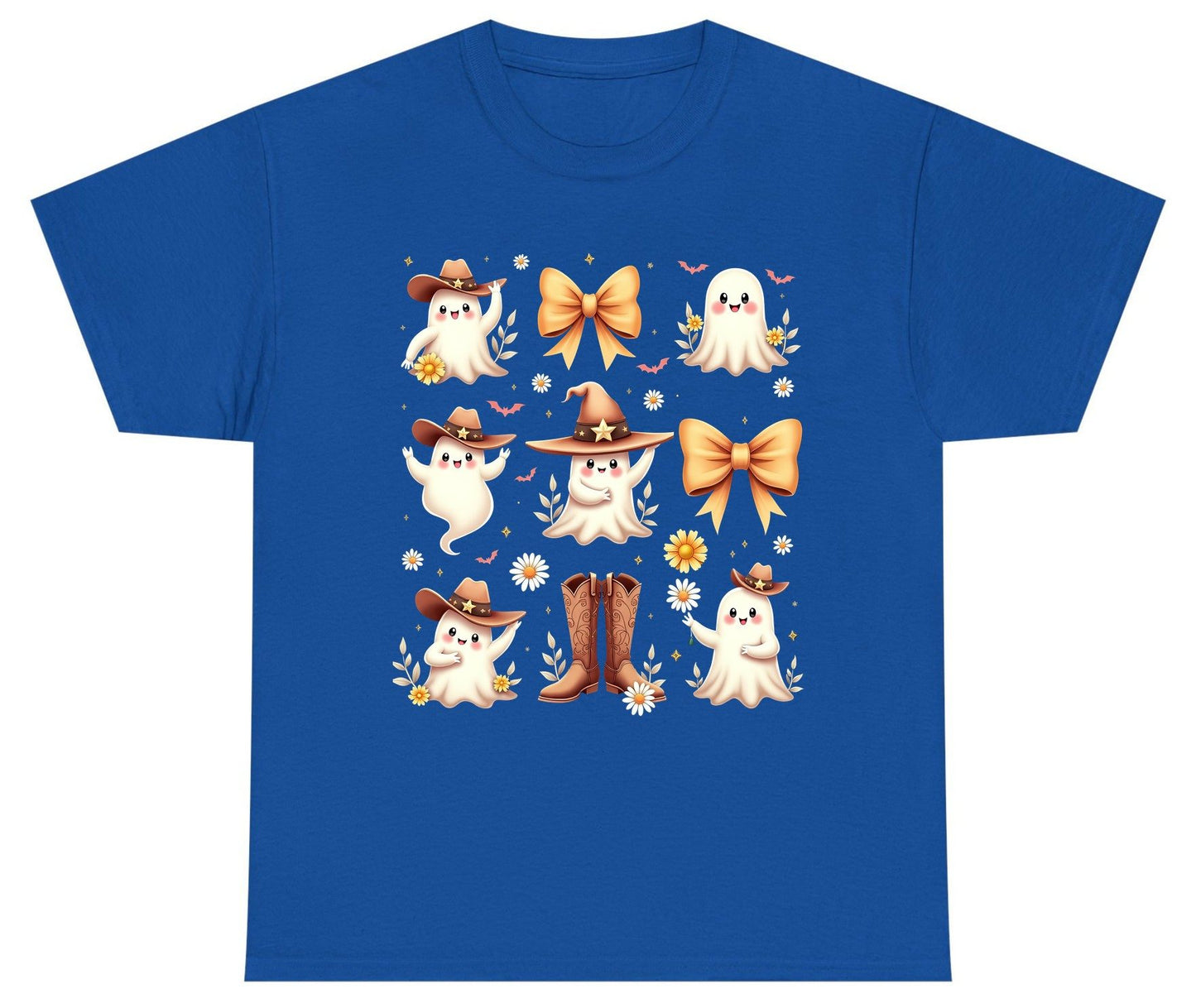 Boo Haw Cute Ghost cute ghost Youth T-Shirt Royal product mockup