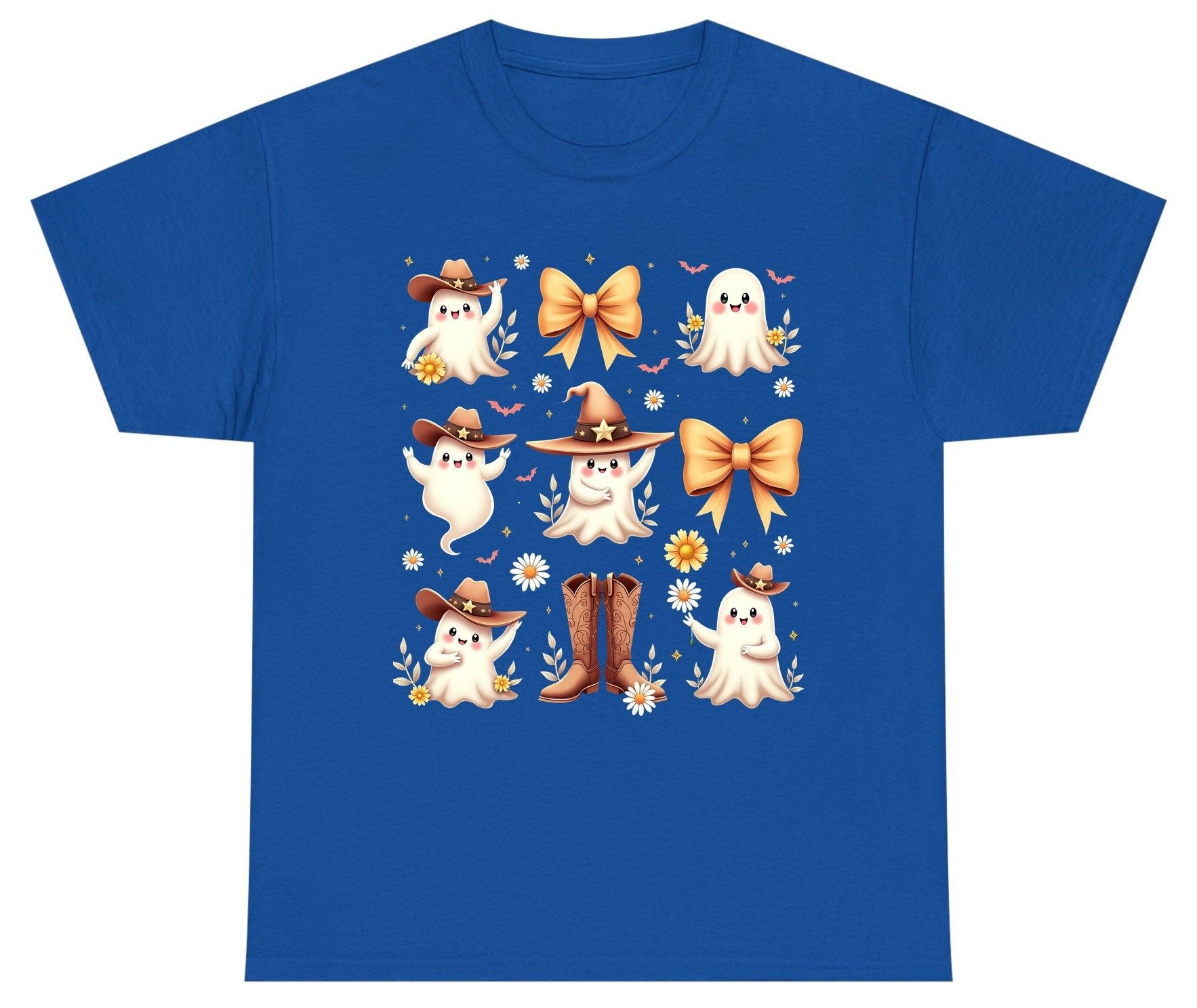 Boo Haw Cute Ghost cute ghost Youth T-Shirt Royal product mockup