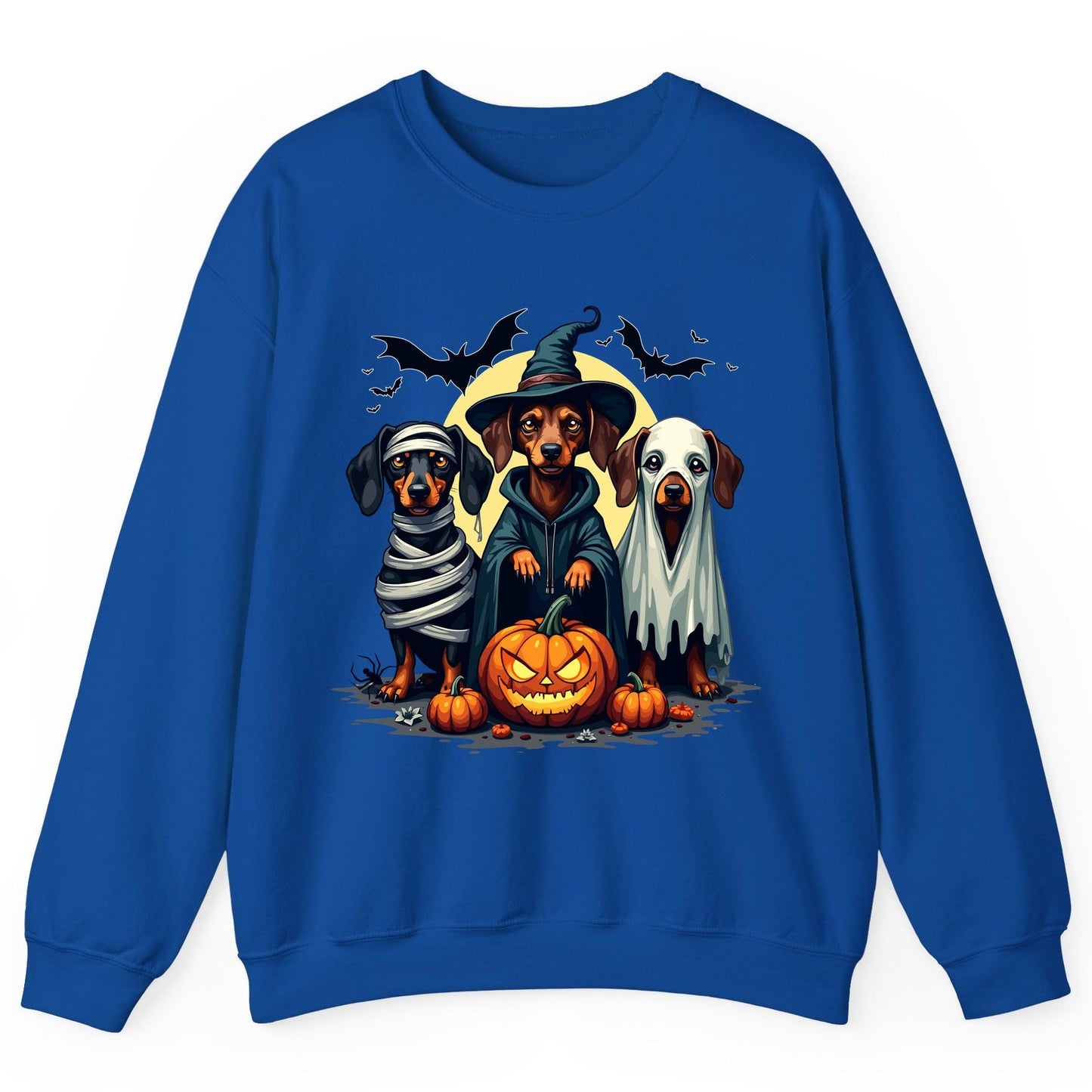 Dachshund Halloween Costumes dachshunds Sweatshirt Royal product mockup