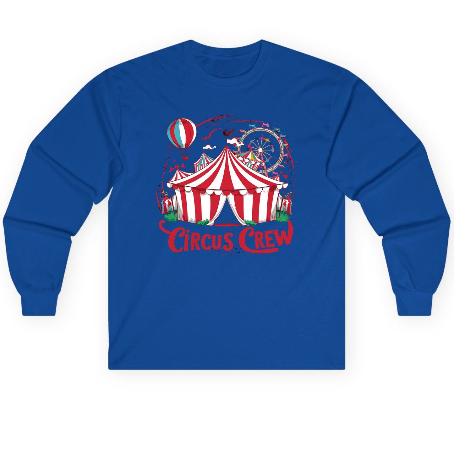 Circus Crew circus Long Sleeve Tee Royal product mockup