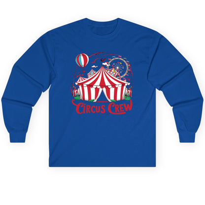 Circus Crew circus Long Sleeve Tee Royal product mockup
