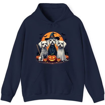 Halloween Dogs Costumes Halloween dogs Hoodie Navy product mockup