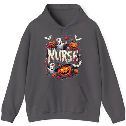 Nurse Halloween nurse Hoodie Charcoal product mockup