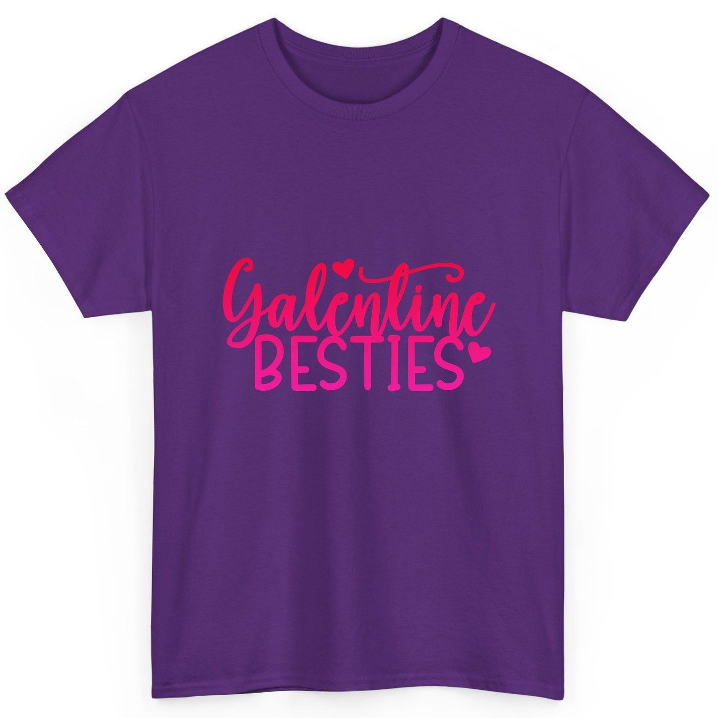 Galentine Besties galentine's day T-Shirt Purple product mockup