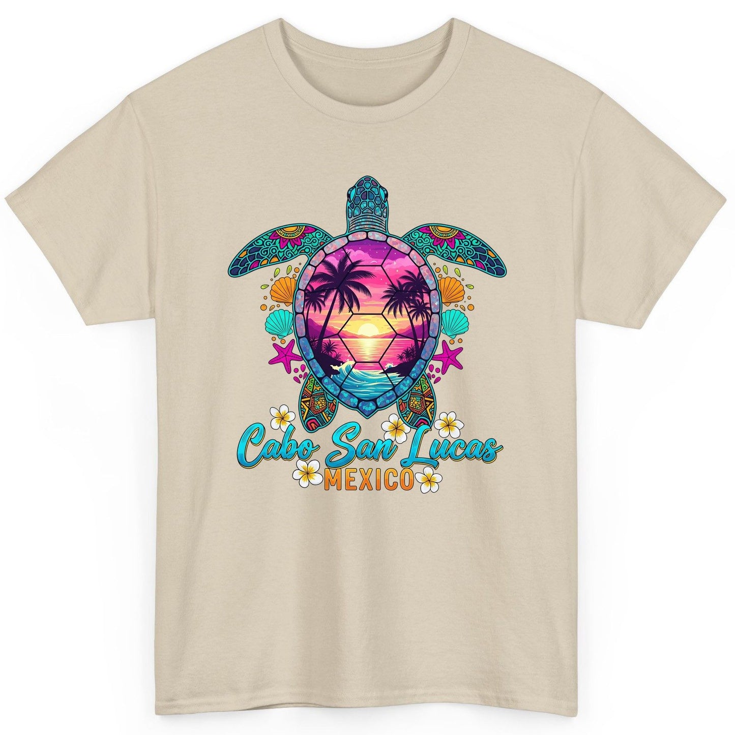 Cabo San Lucas Mexico sea turtle T-Shirt Sand product mockup
