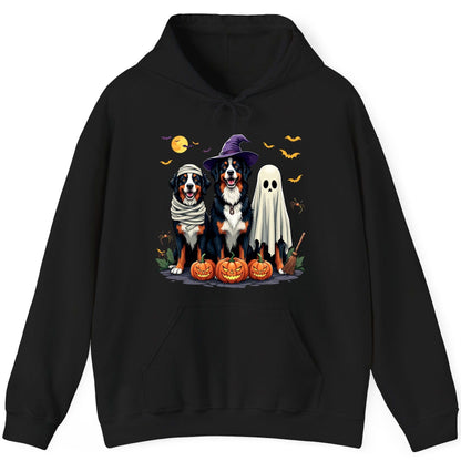 Halloween Bernese Mountain Dogs bernese mountain dog Hoodie Black product mockup