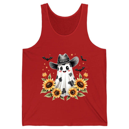 Cowboy Ghost Sunflowers cowboy ghost Tank Top Red product mockup