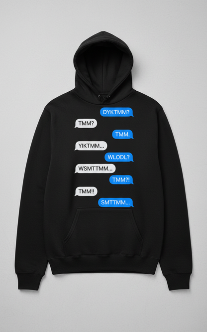 Funny Irish Song Tell Me Ma Acronyms Text Message Hoodie - Black