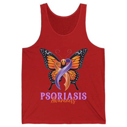 Psoriasis Awareness psoriasis awareness Tank Top Red product mockup