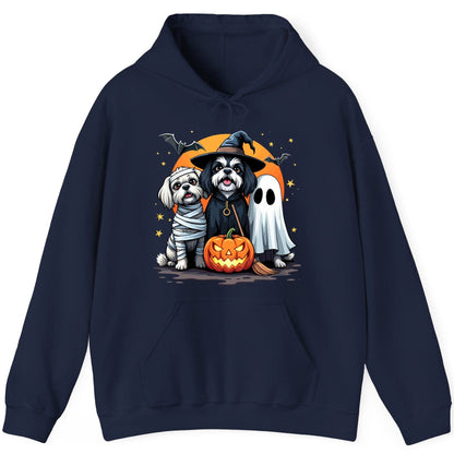 Halloween Dogs Costumes Halloween dogs Hoodie Navy product mockup