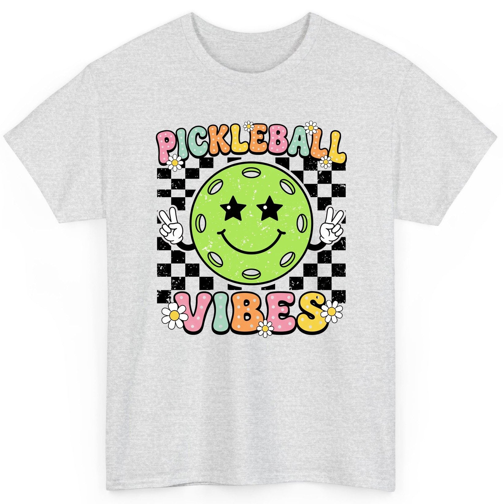 Pickleball Vibes pickleball T-Shirt Ash product mockup