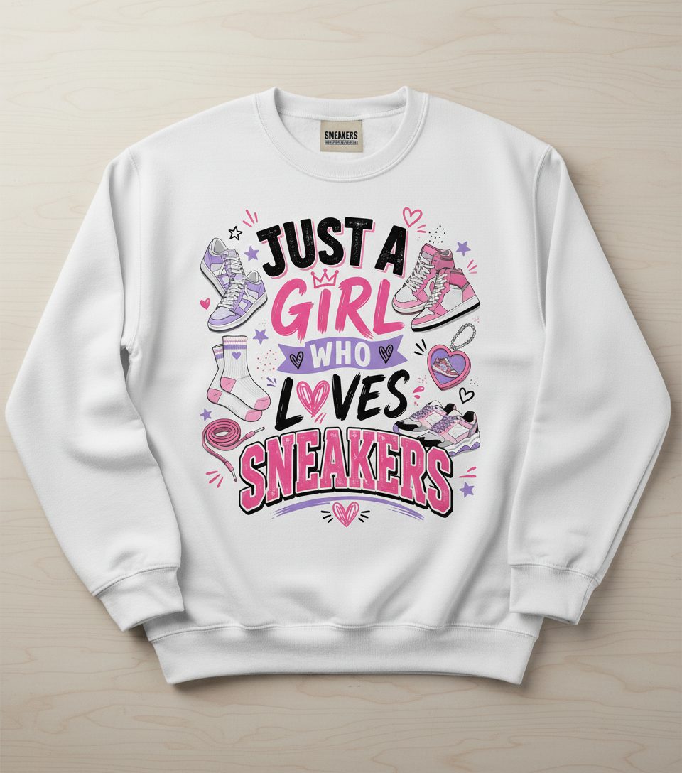 Sneakers Sneaker Collectors Sweatshirt - product mockup - White
