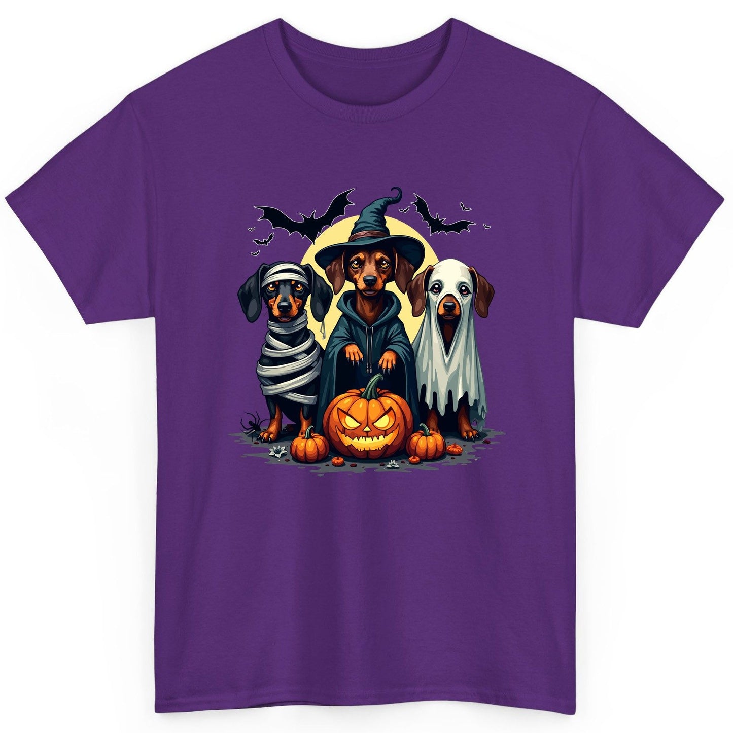 Dachshund Halloween Costumes dachshunds T-Shirt Purple product mockup