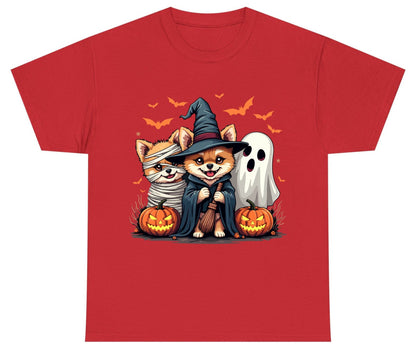 Cute Halloween Corgi Dogs Halloween corgis Youth T-Shirt Red product mockup