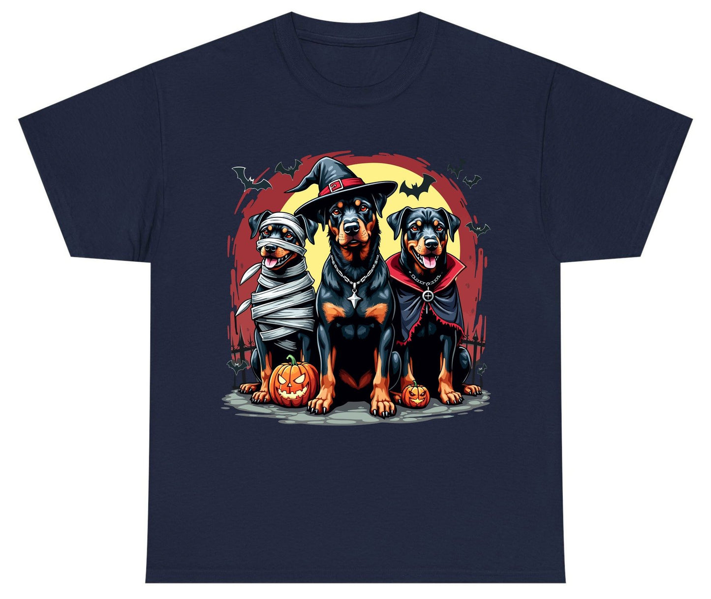 Rottweiler Halloween Costumes rottweiler Youth T-Shirt Navy product mockup