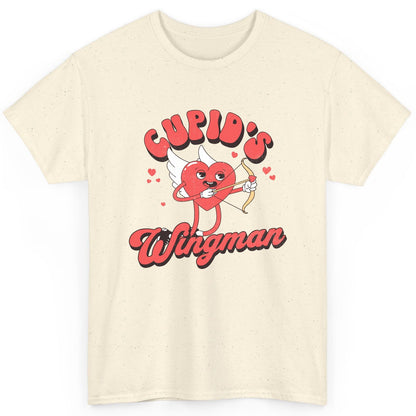 Cupid's Wingman Valentine's Day T-Shirt Natural product mockup